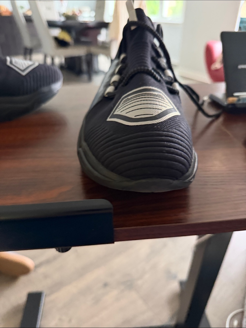 Roberto Cavalli Black Athletic Lace-Up Trainer with White Detail